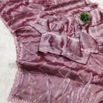 Fancy Purple Color Jimmy Cho Embellished Sequins Saree