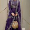 SRK 5057 Violate Color Georgette Sequence Embroidery Gown Casual, Wedding, Party, Festive, Events Etc. Expected Delivery 4-6 Working Days @1899/- | Gowns, Bollywood Gowns, Creative Gowns, Designer Gowns, Embroidered Gowns, Party Wear Gowns