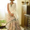 Wonderful White Color Heavy Dola Silk Digital Print Saree