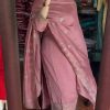 Fantastic Pink Color Chinon Silk With Embroidery Sequence Work Salwar Suit