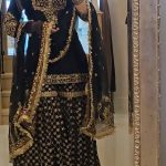 Classic Black Color Georgette Embroidery Sequence Work Salwar Suit