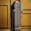 Glowing Light Blue Color Rangoli Coding Sequence Work Salwar Suit