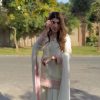 Nice White Color Roman Silk Sequence Embroidery Salwar Suit