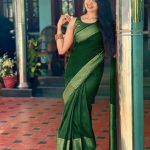 Perfect Green Color Soft Litchi Silk Jacquard Work Saree