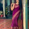 Perfect Pink Color Soft Litchi Silk Jacquard Work Saree