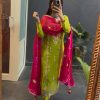 Prefect Light Green Color Chinon Silk Sequence Work Salwar Suit