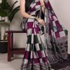 Green Chanderi Printed Saree