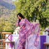 Onion Weightless Printed Pearl Saree
