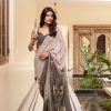 Coffee Weightless Printed Saree