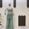 Pista Butterfly Net Sequence Salwar Suit