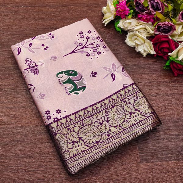 KP 6004 Wine Soft Lichi Silk Jacquard Work With Designer Work Saree. Grab it for ₹1499. Delivery 4-6 Working Days. Shop now. | Sarees, Bollywood Sarees, Creative Sarees, Designer Sarees, Embroidered Sarees, Ethnic Saree, Modern Digital sarees, Party Wear Sarees