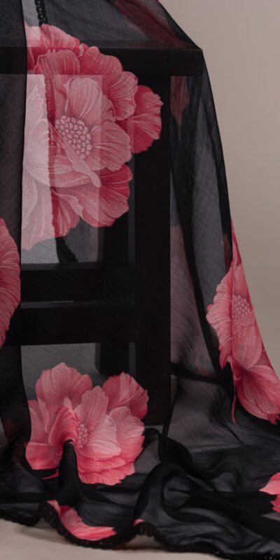 YNF 7033 Black Color Chiffon Lace Work & Lace Border Saree . Available at ₹1499 only. Delivery 4-6 Working Days. Shop now. | Sarees, Bollywood Sarees, Creative Sarees, Designer Sarees, Embroidered Sarees, Ethnic Saree, Modern Digital sarees, Party Wear Sarees