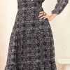 INLI BLOSSOM 2.0 Black Georgette print Gown Perfect for Wedding, Party, Ganesh Chaturthi, Bridal Wear, Durga Puja – . Get it for ₹1499. Delivery 4-6 Days | Gowns, Bollywood Gowns, Creative Gowns, Designer Gowns, Embroidered Gowns, Party Wear Gowns
