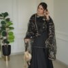 Black Natural Crep With Sequence Salwar Suit