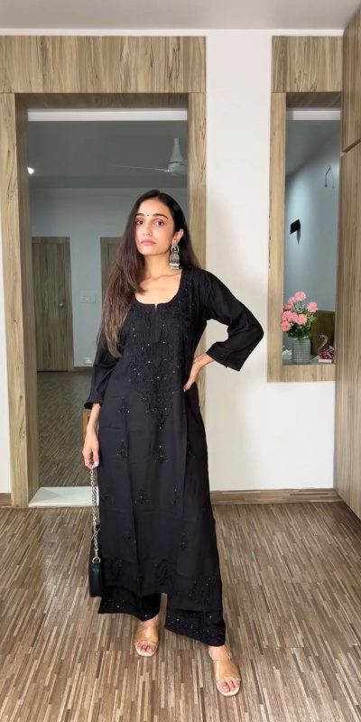 BE 390 Black Color Rayon Embroidery Sequence Salwar Suit with Work. Festive Deal ₹1749. Delivery 4-6 Working Days. Shop now. | Jump Suits, Salwar suit, Designer Suits, Casual Suits, Creative suits, Palazzo Suits, Party Wear Suits, Patiala Suits, Straight Suits
