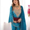 NSR 852 Blue Simar Silk With Embroidery Work with Full Sleeve Salwar Suit in . Now at just ₹2099. Delivery 4-6 Working Days. Shop n | Jump Suits, Salwar suit, Designer Suits, Casual Suits, Creative suits, Palazzo Suits, Party Wear Suits, Patiala Suits, Straight Suits