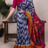 YNF 7043 Blue Color Tasar Silk Printed With Designer Work Saree. Festive Deal ₹1549. Delivery 4-6 Working Days. Shop now. | Sarees, Bollywood Sarees, Creative Sarees, Designer Sarees, Embroidered Sarees, Ethnic Saree, Modern Digital sarees, Party Wear Sarees