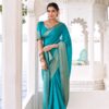 YNF 7902 Firozi Color Chinon Printed With Zari Weaving Work Saree With Zari Work. Best Price ₹1549. Delivery 4-6 Working Days. Shop now. | Sarees, Bollywood Sarees, Creative Sarees, Designer Sarees, Embroidered Sarees, Ethnic Saree, Modern Digital sarees, Party Wear Sarees