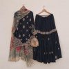 LG 1887 Black Color Chinnon Sequences Embroidery Work Salwar Suit Casual, Wedding, Party, Festive, Events Etc.4-6 Working Days@ 2399/-only | Jump Suits, Salwar suit, Designer Suits, Casual Suits, Creative suits, Palazzo Suits, Party Wear Suits, Patiala Suits, Straight Suits