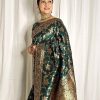 Green Lichi Silk Saree