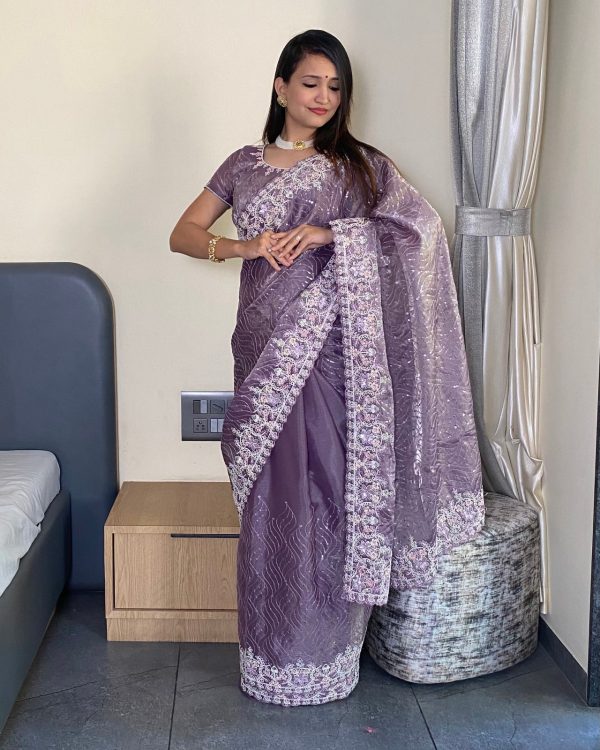 SC 239 Pink Georgette With Lace Work & Lace Border Saree . Wedding, Party, Festive, Events, Exclusive Offer ₹1599. Delivery 4-6 Working Days. Shop now. | Sarees, Bollywood Sarees, Creative Sarees, Designer Sarees, Embroidered Sarees, Ethnic Saree, Modern Digital sarees, Party Wear Sarees