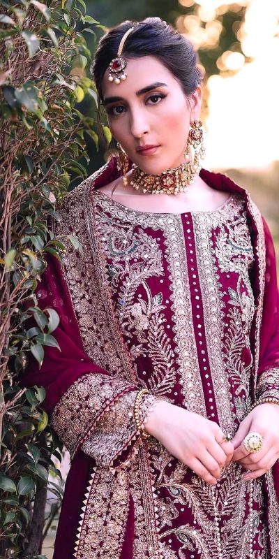 SRK 5297 Maroon Heavy Faux Georgette With Chain Stitch Embroidery Sequence Work Salwar Suit Wedding, Party, Festive, Events, 4-6 Working Days At 2399 | Jump Suits, Salwar suit, Designer Suits, Casual Suits, Creative suits, Palazzo Suits, Party Wear Suits, Patiala Suits, Straight Suits