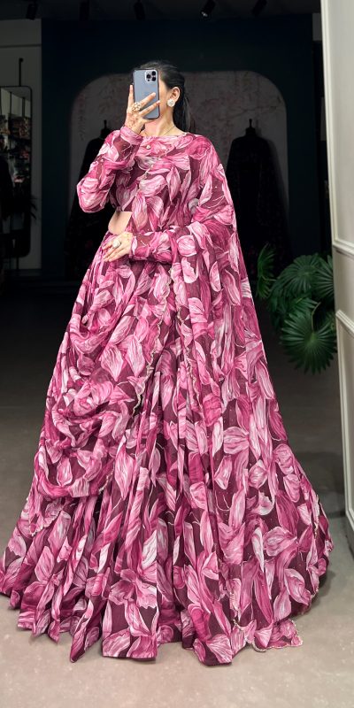 LNB 1027 Maroon Color Tabby Silk Lehenga Choli with Designer Work. Exclusive Offer ₹1999. Delivery 4-6 Working Days. Shop now. | Lehenga, Bollywood Lehenga, Creative Lehenga, Designer Lehenga, Embroidered Lehenga, Party Wear Lehenga