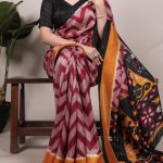 YNF 7043 Maroon Color Tasar Silk Printed With Designer Work Saree. Festive Deal ₹1549. Delivery 4-6 Working Days. Shop now. | Sarees, Bollywood Sarees, Creative Sarees, Designer Sarees, Embroidered Sarees, Ethnic Saree, Modern Digital sarees, Party Wear Sarees