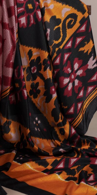 YNF 7043 Maroon Color Tasar Silk Printed With Designer Work Saree. Festive Deal ₹1549. Delivery 4-6 Working Days. Shop now. | Sarees, Bollywood Sarees, Creative Sarees, Designer Sarees, Embroidered Sarees, Ethnic Saree, Modern Digital sarees, Party Wear Sarees