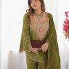 NSR 852 Mehandi Simar Silk With Embroidery Work with Full Sleeve Salwar Suit in . Now at just ₹2099. Delivery 4-6 Working Days. Shop n | Jump Suits, Salwar suit, Designer Suits, Casual Suits, Creative suits, Palazzo Suits, Party Wear Suits, Patiala Suits, Straight Suits