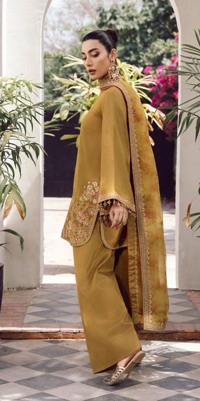 SSR 515 Mustard French Crep Silk With Embroidery Sequence Work with Digital Print & Lace Work Salwar Suit at ₹2099 only. Delivery 4-6 Days | Jump Suits, Salwar suit, Designer Suits, Casual Suits, Creative suits, Palazzo Suits, Party Wear Suits, Patiala Suits, Straight Suits