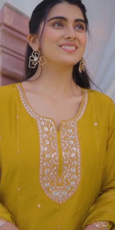 DC 106 Mustard Havy Pure Chinon Salwar Suit Perfect for Wedding, Party, Haldi, Onam, Baisakhi – . Festive Deal ₹1799. Delivery 4-6 Working Days. | Jump Suits, Tops & Bottoms, Track Suits, Trendy Wear, Salwar suit, Designer Suits, Casual Suits, Creative suits, Palazzo Suits, Party Wear Suits, Patiala Suits, Straight Suits