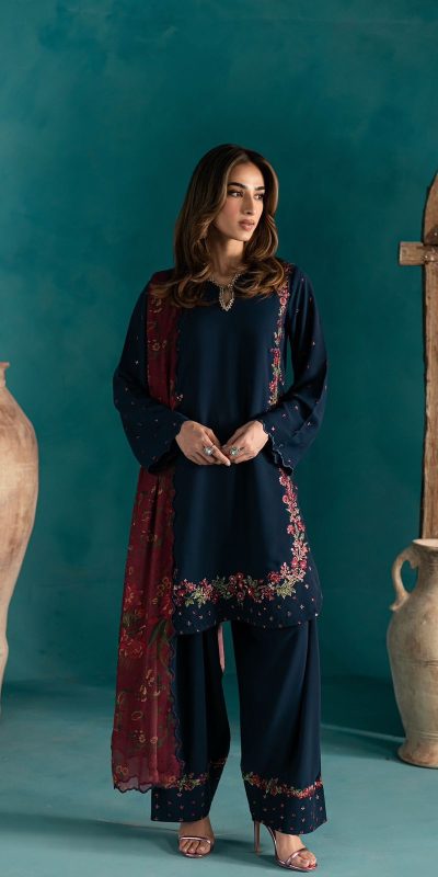 ZSR 3123 Navy Blue Pure Natural Crep Silk with Embroidery Work & Digital Print Salwar Suit . Now at just ₹2049. Delivery 4-6 Working Days. | Jump Suits, Salwar suit, Designer Suits, Casual Suits, Creative suits, Palazzo Suits, Party Wear Suits, Patiala Suits, Straight Suits