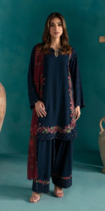 ZSR 3123 Navy Blue Pure Natural Crep Silk with Embroidery Work & Digital Print Salwar Suit . Now at just ₹2049. Delivery 4-6 Working Days. | Jump Suits, Salwar suit, Designer Suits, Casual Suits, Creative suits, Palazzo Suits, Party Wear Suits, Patiala Suits, Straight Suits