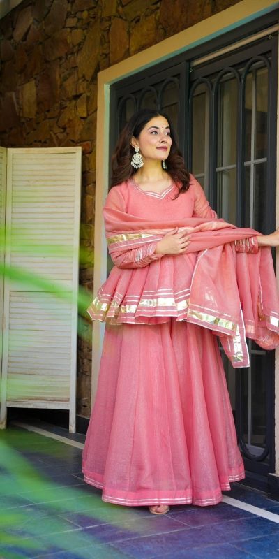 ZSR 3135 Peach Tabby Organza Salwar Suit Perfect for Wedding, Party, Temple Visit, Karwa Chauth, Festival Celebrations – . Get it for ₹1849. Delivery | Jump Suits, Salwar suit, Designer Suits, Casual Suits, Creative suits, Palazzo Suits, Party Wear Suits, Patiala Suits, Straight Suits