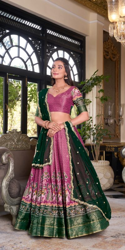 LNB 1240 Pink Kanchipuram With Embroidery Work & Zari Work Lehenga Choli ₹2499 on Available. Delivery 4-6 Working Days. Shop now. | Lehenga, Bollywood Lehenga, Creative Lehenga, Designer Lehenga, Embroidered Lehenga, Party Wear Lehenga