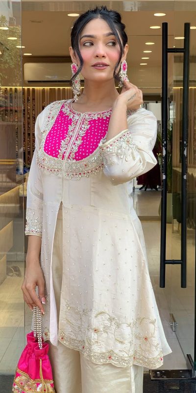 SRK 5277 Pink Mal Cotton With Embroidery Work & Bead Work Salwar Suit . Affordable Price ₹1799. Delivery 4-6 Working Days. Shop now. | Jump Suits, Salwar suit, Designer Suits, Casual Suits, Creative suits, Palazzo Suits, Party Wear Suits, Patiala Suits, Straight Suits