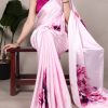 YNF 7004 Pink Color Satin Silk Floral Printed Designer Work Saree . Grab it for ₹1549. Delivery 4-6 Working Days. Shop now. | Sarees, Bollywood Sarees, Creative Sarees, Designer Sarees, Embroidered Sarees, Ethnic Saree, Modern Digital sarees, Party Wear Sarees