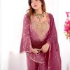 NSR 852 Pink Simar Silk With Embroidery Work with Full Sleeve Salwar Suit in . Now at just ₹2099. Delivery 4-6 Working Days. Shop n | Jump Suits, Salwar suit, Designer Suits, Casual Suits, Creative suits, Palazzo Suits, Party Wear Suits, Patiala Suits, Straight Suits