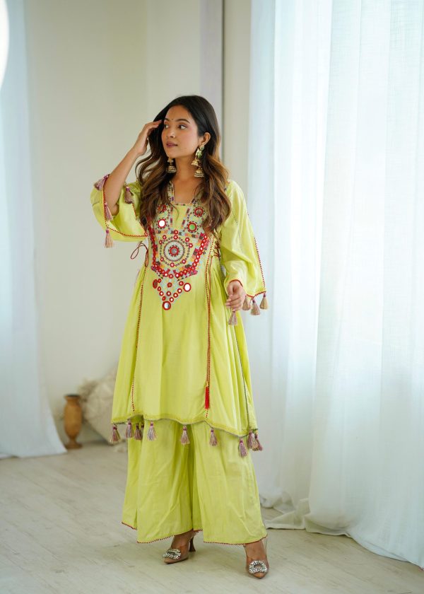 SRK 5286 Pista in Khadi Cotton Mirror Work & Embroidery Work Salwar Suit . Now at just ₹2099. Delivery 4-6 Working Days. Shop now. | Jump Suits, Salwar suit, Designer Suits, Casual Suits, Creative suits, Palazzo Suits, Party Wear Suits, Patiala Suits, Straight Suits