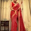 KP 5083 Red Soft Lichi Silk Perfect for Wedding, Party, Family Gatherings, Sangeet, Diwali Cloth. Saree. Get it for ₹1399. Delivery 4-6 Working Days. | Sarees, Bollywood Sarees, Creative Sarees, Designer Sarees, Embroidered Sarees, Ethnic Saree, Modern Digital sarees, Party Wear Sarees