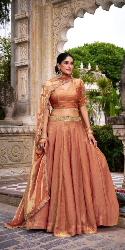 LNB 1440 Rust Fendi Sequins Work & Embroidery Work Lehenga Choli in . Introductory Price ₹2999. Delivery 4-6 Working Days. Shop now. | Lehenga, Bollywood Lehenga, Creative Lehenga, Designer Lehenga, Embroidered Lehenga, Party Wear Lehenga