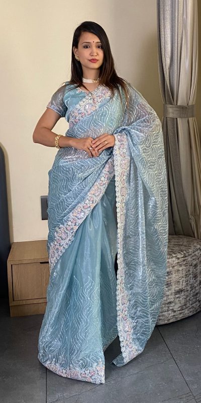 SC 239 Pink Georgette With Lace Work & Lace Border Saree . Wedding, Party, Festive, Events, Exclusive Offer ₹1599. Delivery 4-6 Working Days. Shop now. | Sarees, Bollywood Sarees, Creative Sarees, Designer Sarees, Embroidered Sarees, Ethnic Saree, Modern Digital sarees, Party Wear Sarees