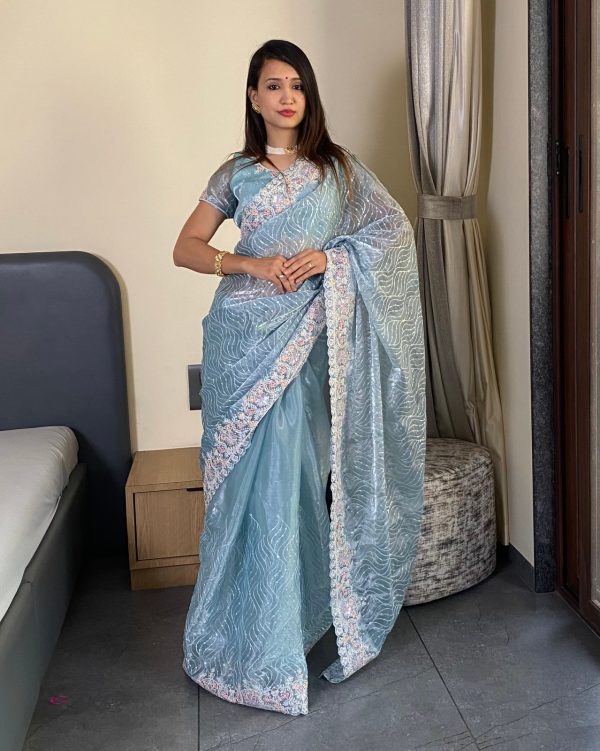 SC 239 Pink Georgette With Lace Work & Lace Border Saree . Wedding, Party, Festive, Events, Exclusive Offer ₹1599. Delivery 4-6 Working Days. Shop now. | Sarees, Bollywood Sarees, Creative Sarees, Designer Sarees, Embroidered Sarees, Ethnic Saree, Modern Digital sarees, Party Wear Sarees