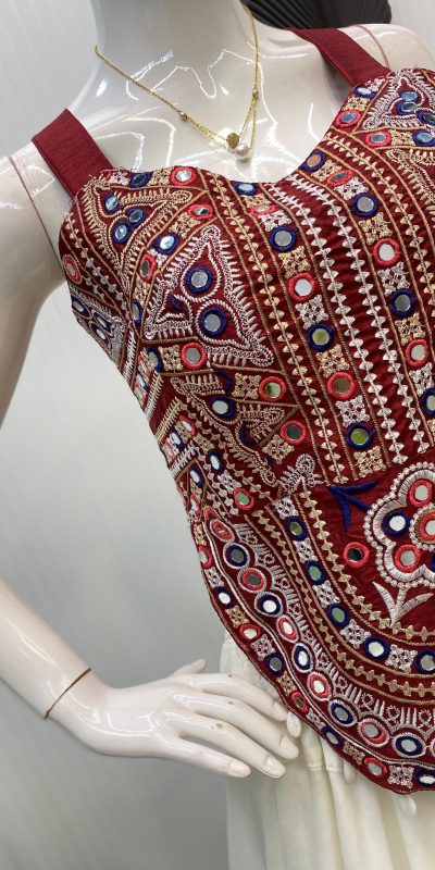 LG 652 White Bangalorey With Mirror Work & Embroidery Work Lehenga Choli . Affordable Price ₹1949. Delivery 4-6 Working Days. Shop now. | Lehenga, Bollywood Lehenga, Creative Lehenga, Designer Lehenga, Embroidered Lehenga, Party Wear Lehenga