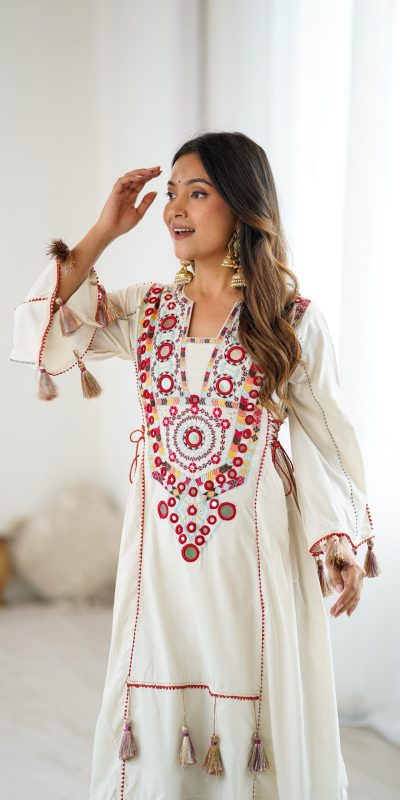 SRK 5286 White in Khadi Cotton Mirror Work & Embroidery Work Salwar Suit . Now at just ₹2099. Delivery 4-6 Working Days. Shop now. | Jump Suits, Salwar suit, Designer Suits, Casual Suits, Creative suits, Palazzo Suits, Party Wear Suits, Patiala Suits, Straight Suits