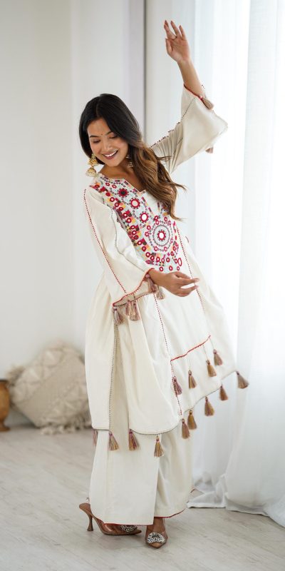 SRK 5286 White in Khadi Cotton Mirror Work & Embroidery Work Salwar Suit . Now at just ₹2099. Delivery 4-6 Working Days. Shop now. | Jump Suits, Salwar suit, Designer Suits, Casual Suits, Creative suits, Palazzo Suits, Party Wear Suits, Patiala Suits, Straight Suits