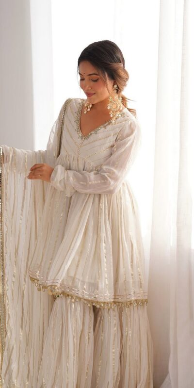 SRK 5300 White Mal Chanderi With Lace Work & Mirror Work Salwar Suit . Get it for ₹2099. Delivery 4-6 Working Days. Shop now. | Jump Suits, Tops & Bottoms, Track Suits, Trendy Wear, Salwar suit, Designer Suits, Casual Suits, Creative suits, Palazzo Suits, Party Wear Suits, Patiala Suits, Straight Suits