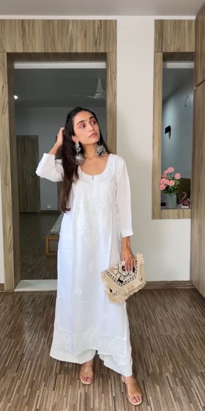 BE 390 White Color Rayon Embroidery Sequence Salwar Suit with Work. Festive Deal ₹1749. Delivery 4-6 Working Days. Shop now. | Jump Suits, Salwar suit, Designer Suits, Casual Suits, Creative suits, Palazzo Suits, Party Wear Suits, Patiala Suits, Straight Suits