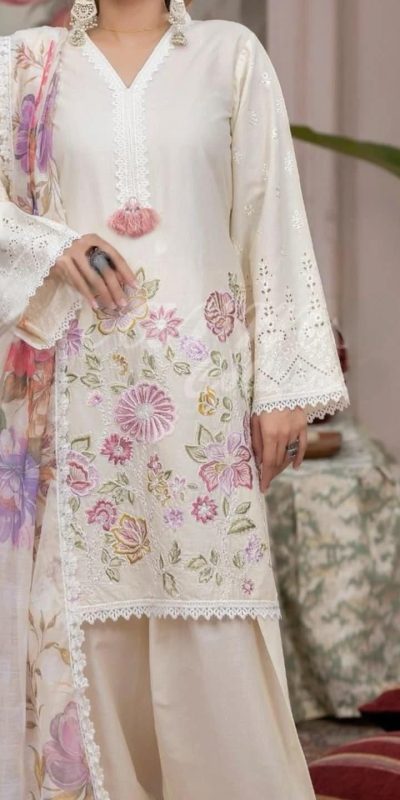 BE 373 White Roman Silk Embroidery Work & Lace Work Salwar Suit in. Available at ₹2149 only. Delivery 4-6 Working Days. Shop now. | Jump Suits, Salwar suit, Designer Suits, Casual Suits, Creative suits, Palazzo Suits, Party Wear Suits, Patiala Suits, Straight Suits